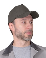 Бейсболка тёмно-серая