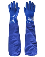 Перчатки ОЙЛРЕЗИСТ ЛОНГ Safeprotect® (интерлок+ПВХ, с нарукавником дл.26+40см)