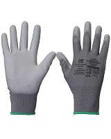 Перчатки НейпПол-С Safeprotect® (нейлон+полиуретан, серый)